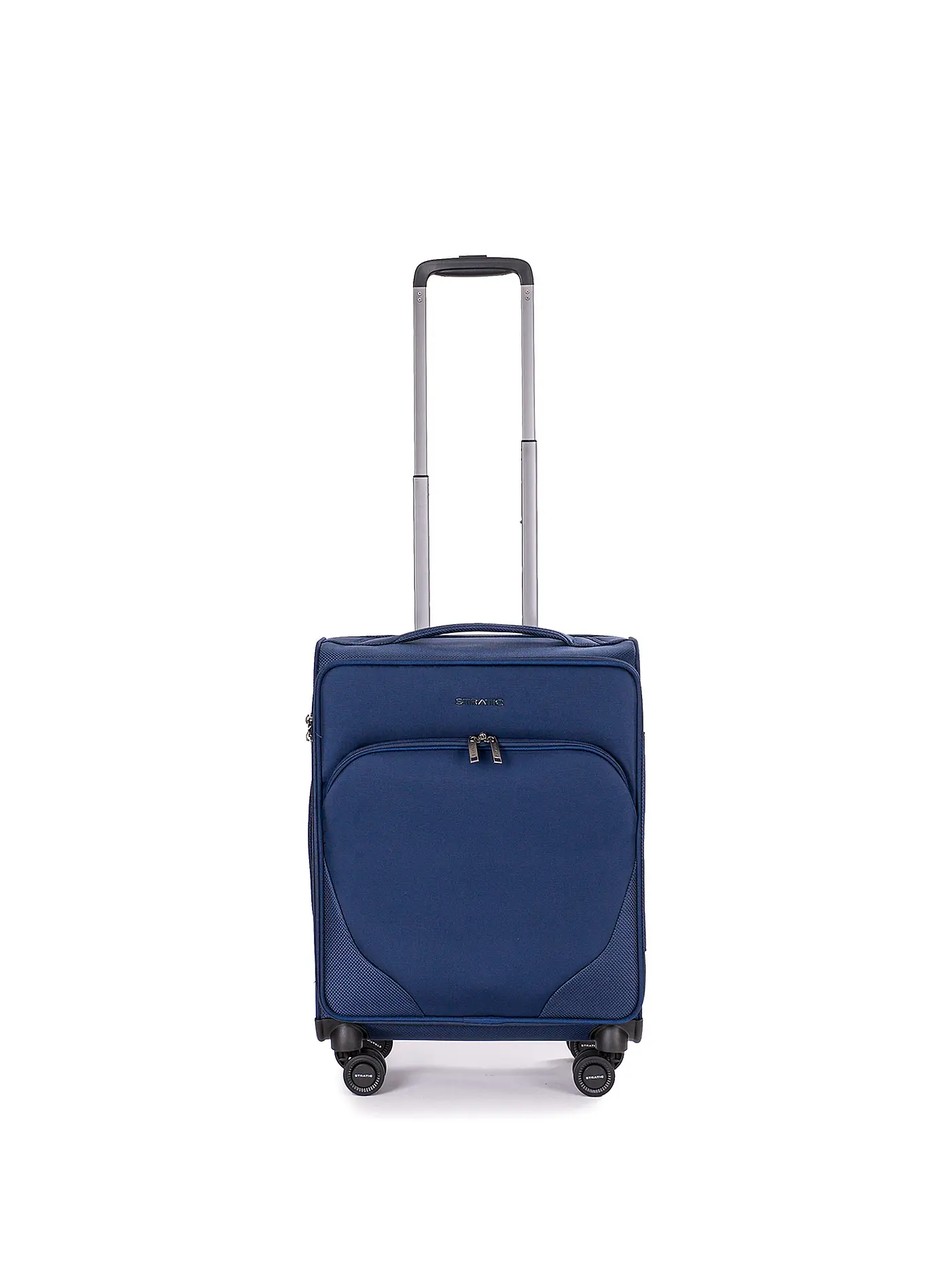 STRATIC | Trolley weich MIX 55cm darkgren | blau